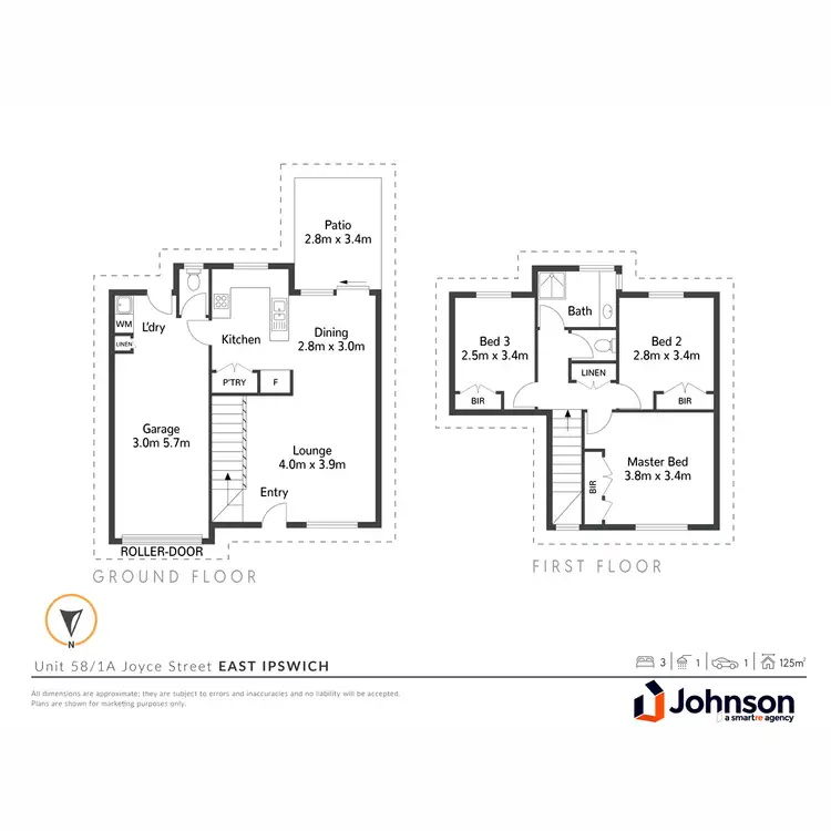 Floorplan of Homely townhouse listing, 58/1a Joyce Street, East Ipswich QLD 4305