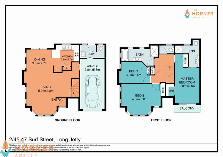 Floorplan of Homely townhouse listing, 2/45-47 Surf Street, Long Jetty NSW 2261