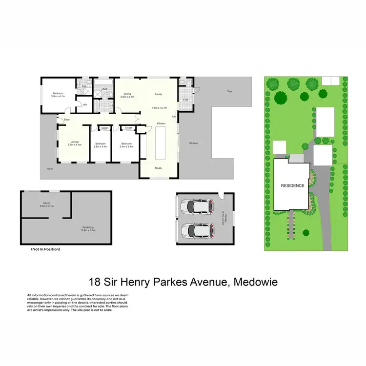 Floorplan of Homely house listing, 18 Sir Henry Parkes Avenue, Medowie NSW 2318