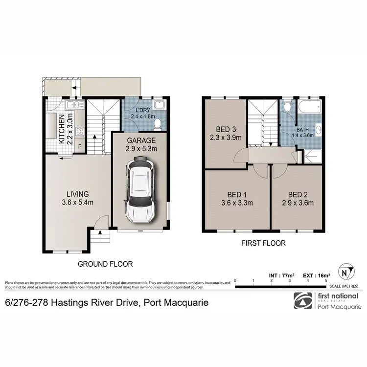 Floorplan of Homely townhouse listing, 6/276-278 Hastings River Drive, Port Macquarie NSW 2444