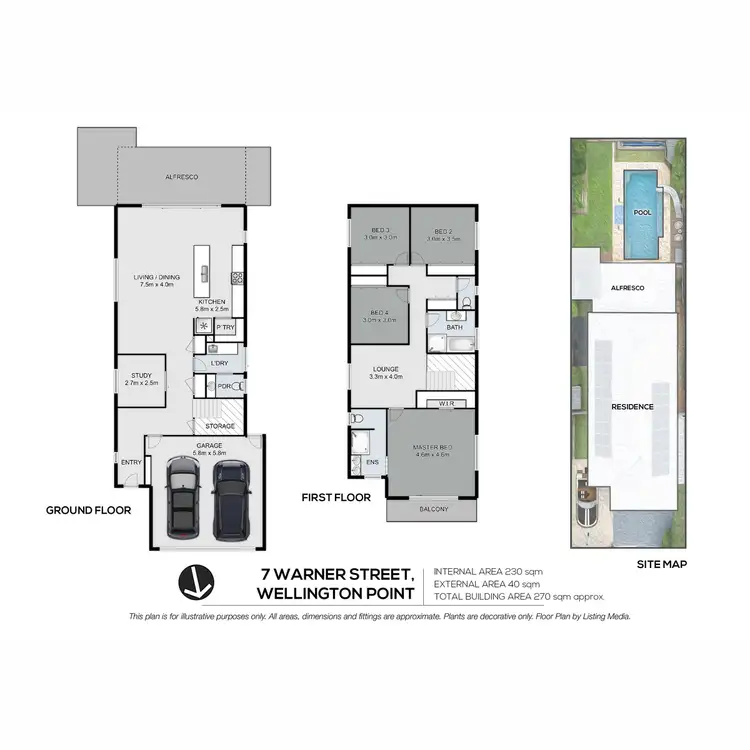 Floorplan of Homely house listing, 7 Warner Street, Wellington Point QLD 4160