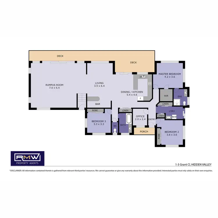 Floorplan of Homely house listing, 1-3 Grant Close, Hidden Valley QLD 4703
