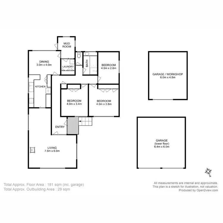 Floorplan of Homely house listing, 16 View Street, Geeveston TAS 7116