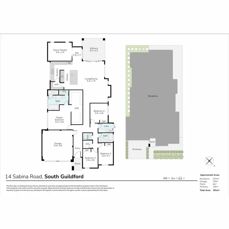 Floorplan of Homely house listing, 14 Sabina Road, South Guildford WA 6055
