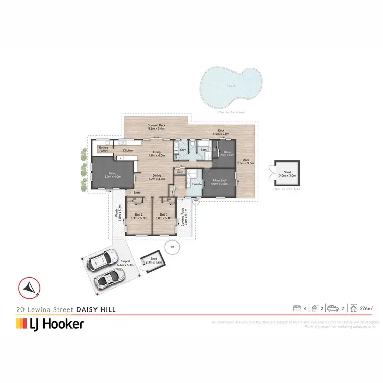 Floorplan of Homely house listing, 20 Lewina Street, Daisy Hill QLD 4127