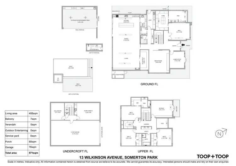 Floorplan of Homely house listing, 13 Wilkinson Avenue, Somerton Park SA 5044