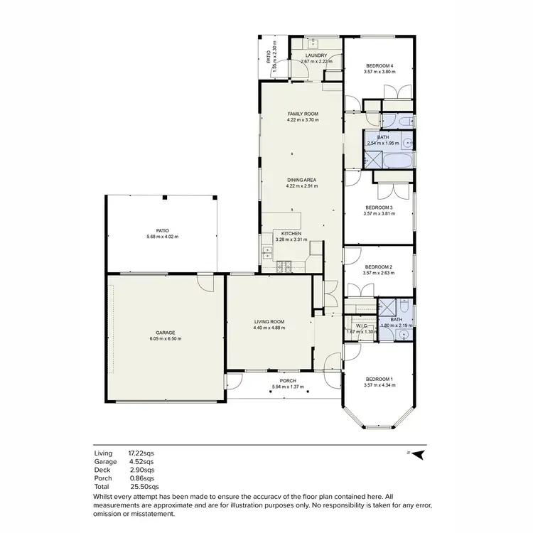 Floorplan of Homely house listing, 22 Grange Crescent, Warragul VIC 3820