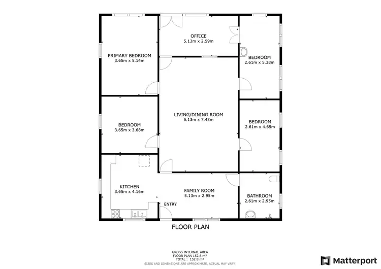 Floorplan of Homely house listing, 16 Lamb Street, Walkervale QLD 4670