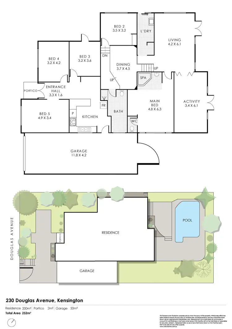 Floorplan of Homely house listing, 230 Douglas Avenue, Kensington WA 6151