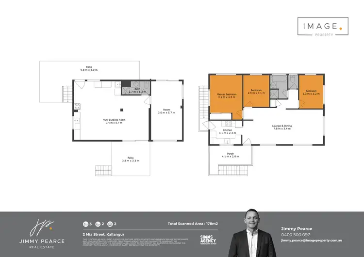 Floorplan of Homely house listing, 2 Mia Street, Kallangur QLD 4503