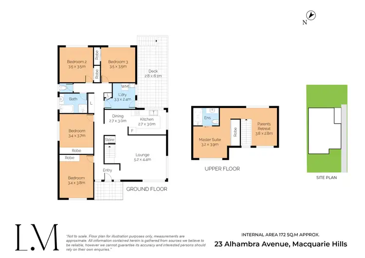 Floorplan of Homely house listing, 23 Alhambra Avenue, Macquarie Hills NSW 2285