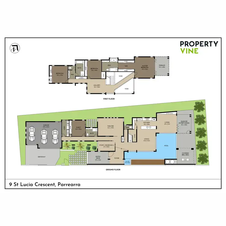 Floorplan of Homely house listing, 9 St Lucia Crescent, Kawana Island QLD 4575