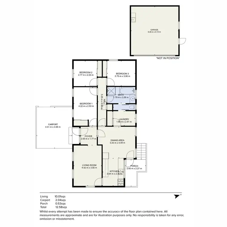 Floorplan of Homely house listing, 27 North Road, Warragul VIC 3820