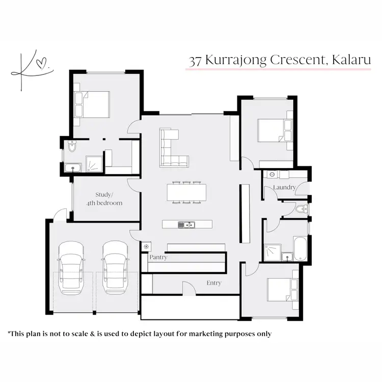 Floorplan of Homely house listing, 37 Kurrajong Crescent, Kalaru NSW 2550