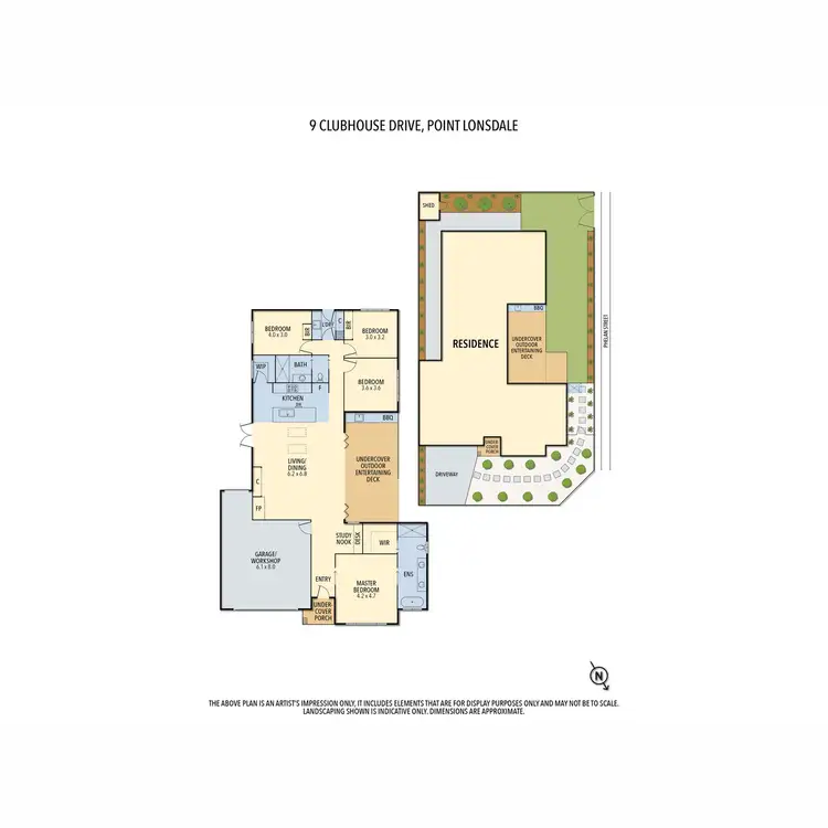 Floorplan of Homely house listing, 9 Clubhouse Drive, Point Lonsdale VIC 3225