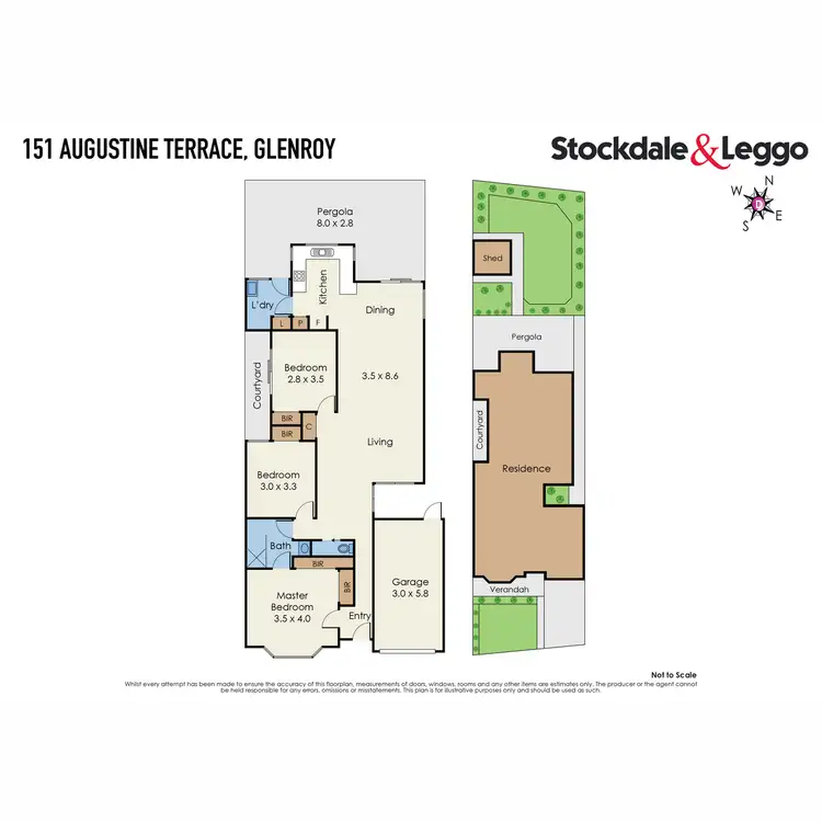 Floorplan of Homely house listing, 151 Augustine Terrace, Glenroy VIC 3046