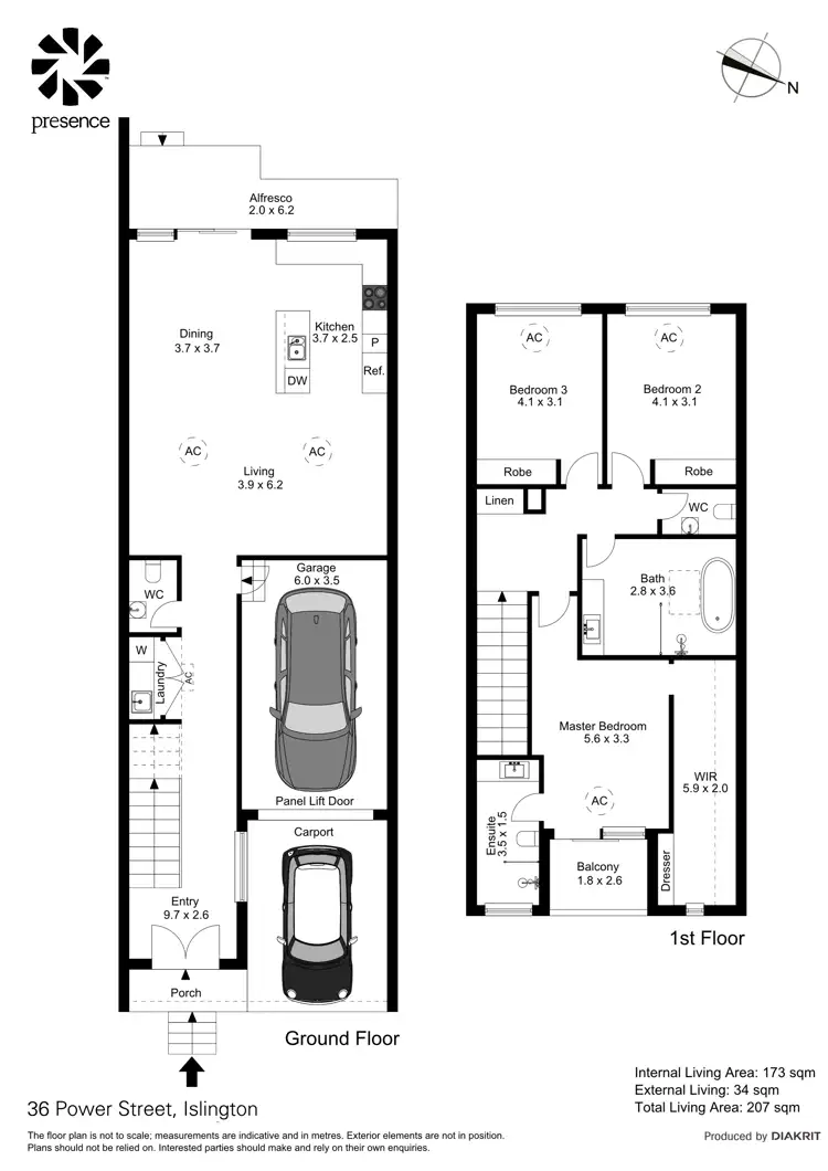 Floorplan of Homely house listing, 36 Power Street, Islington NSW 2296
