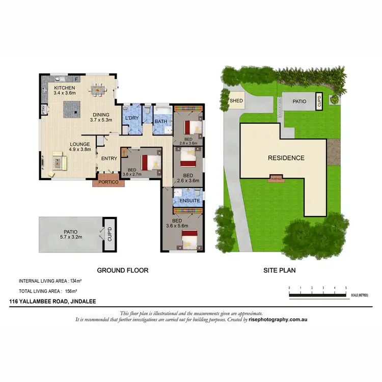 Floorplan of Homely house listing, 116 Yallambee Road, Jindalee QLD 4074