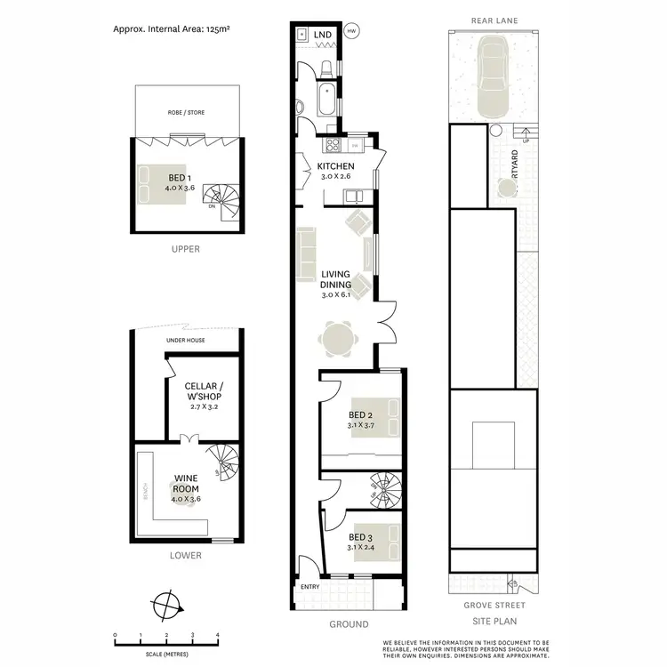 Floorplan of Homely terrace listing, 41 Grove Street, Lilyfield NSW 2040