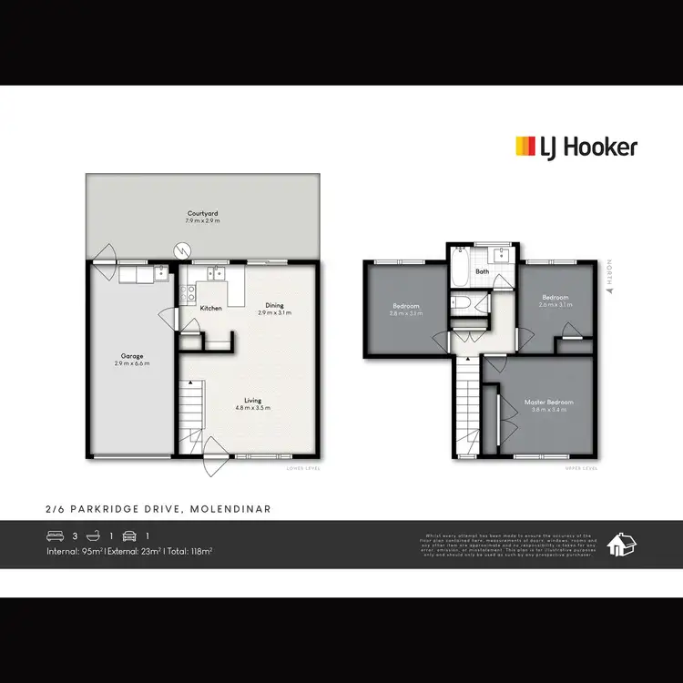 Floorplan of Homely unit listing, 2/6 Parkridge Drive, Molendinar QLD 4214