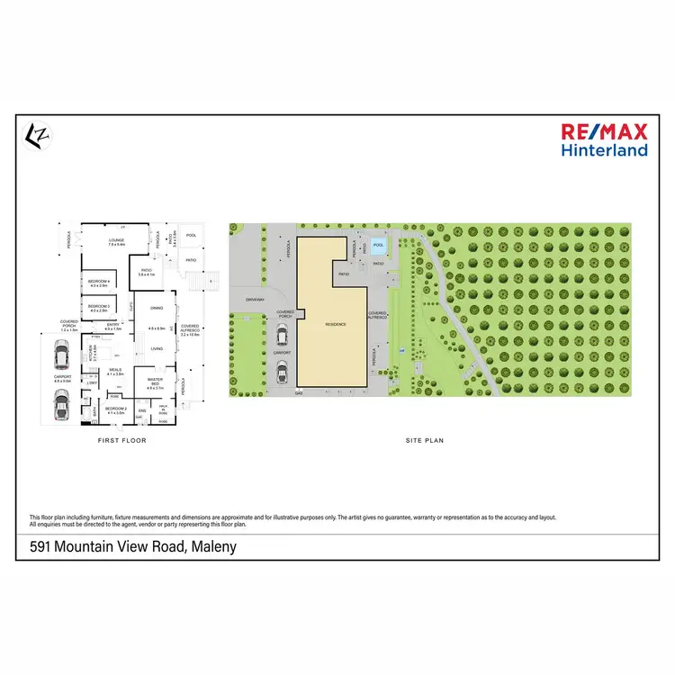 Floorplan of Homely house listing, 591 Mountain View Road, Maleny QLD 4552