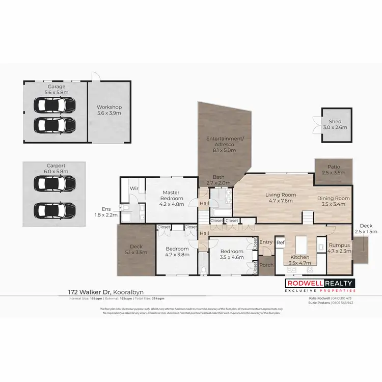 Floorplan of Homely house listing, 172 - 176 Walker Drive, Kooralbyn QLD 4285