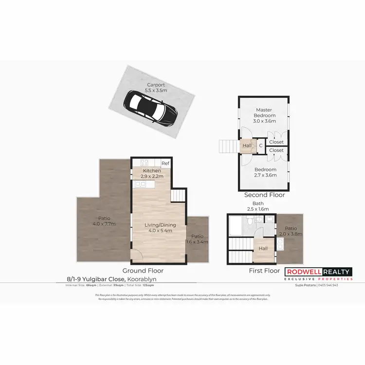 Floorplan of Homely unit listing, 8/1-9 Yulgibar Close, Kooralbyn QLD 4285