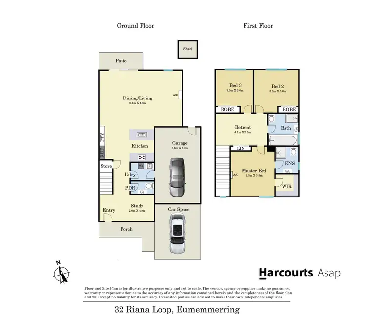 Floorplan of Homely townhouse listing, 32 Riana Loop, Eumemmerring VIC 3177