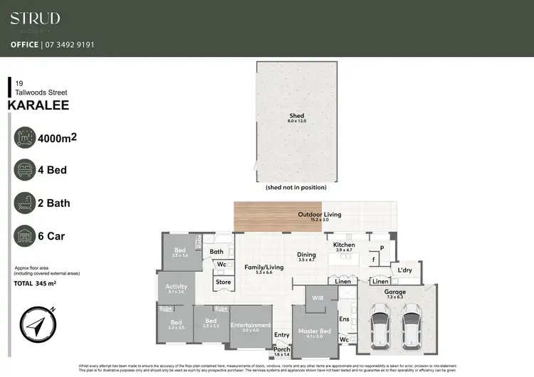 Floorplan of Homely house listing, 19 Tallwoods Street, Karalee QLD 4306