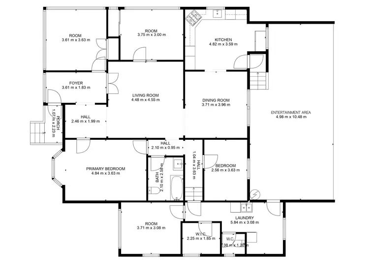 Floorplan of Homely house listing, 16 Franklin Street, Bundaberg South QLD 4670