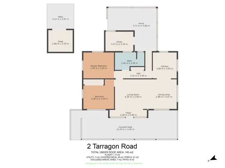 Floorplan of Homely rural property listing, 2 Tarragon Road, The Palms QLD 4570