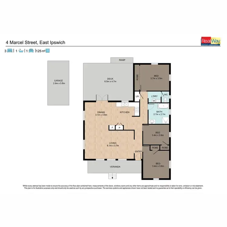 Floorplan of Homely house listing, 4 Marcel Street, East Ipswich QLD 4305