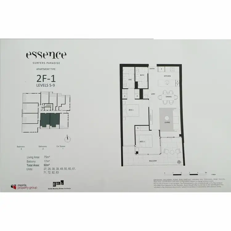 Floorplan of Homely apartment listing, 49/18 Remembrance Drive, Surfers Paradise QLD 4217