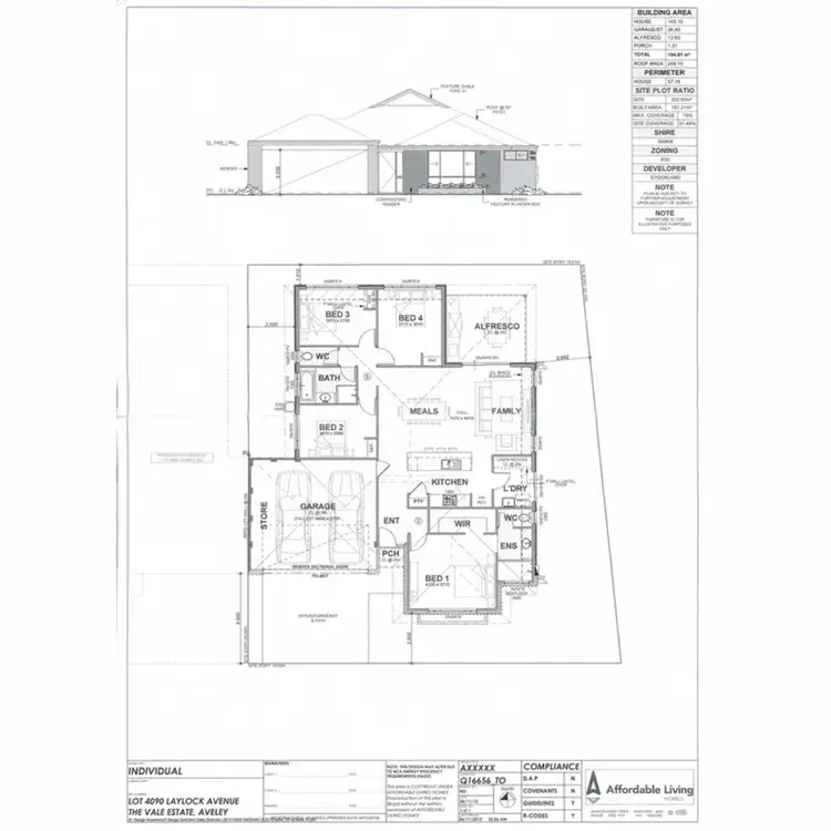Floorplan of Homely house listing, 37 Wistow Drive, Aveley WA 6069