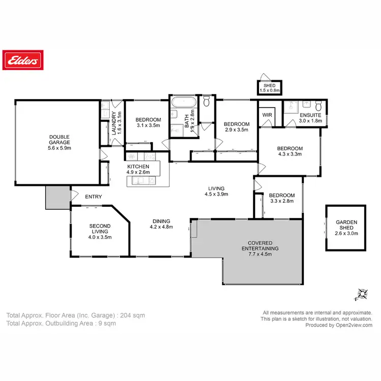 Floorplan of Homely house listing, 7 Avalon Court, Margate TAS 7054