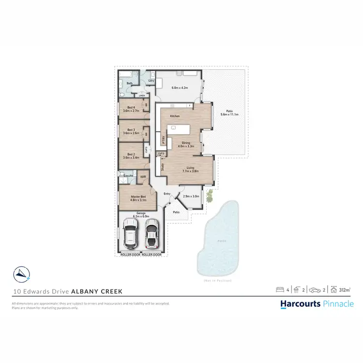 Floorplan of Homely house listing, 10 Edwards Drive, Albany Creek QLD 4035