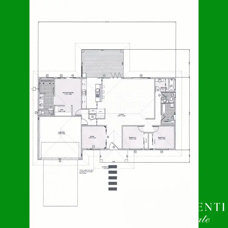 Floorplan of Homely house listing, 109 to 111 Hastie Road, Mareeba QLD 4880