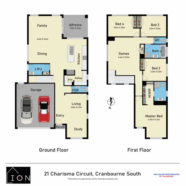Floorplan of Homely house listing, 21 Charisma Circuit, Cranbourne South VIC 3977