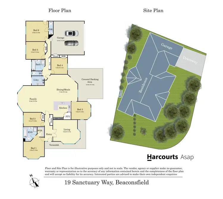 Floorplan of Homely house listing, 19 Sanctuary Way, Beaconsfield VIC 3807