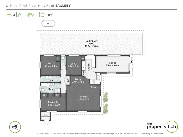 Floorplan of Homely house listing, 1/42-48 River Hills Road, Eagleby QLD 4207