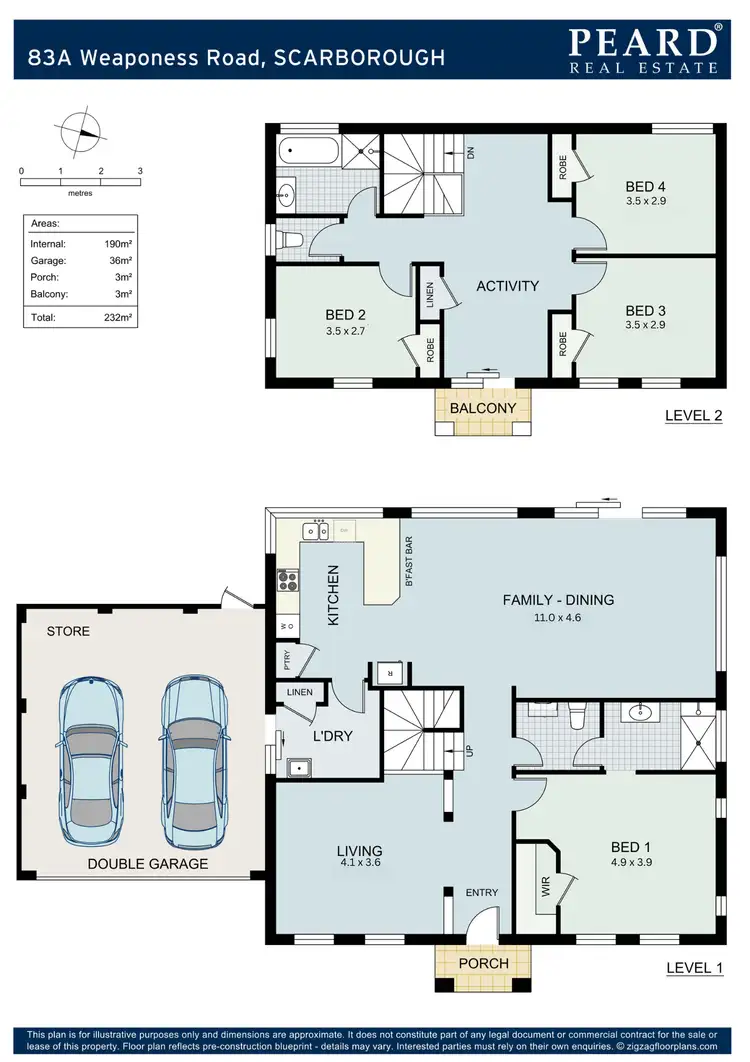 Floorplan of Homely house listing, 83A Weaponess Road, Scarborough WA 6019