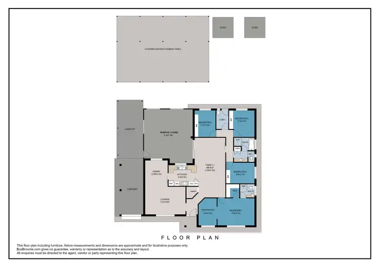Floorplan of Homely house listing, 34 Hedgerow Drive, Gulfview Heights SA 5096