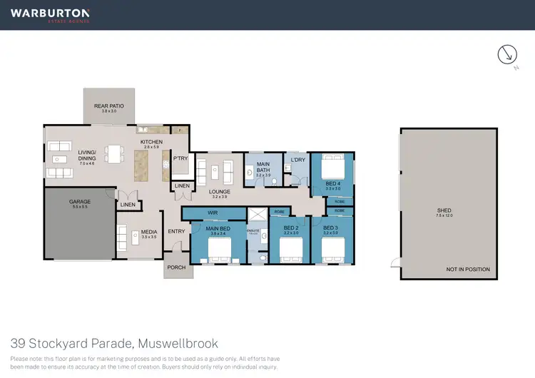 Floorplan of Homely house listing, 39 Stockyard Parade, Muswellbrook NSW 2333