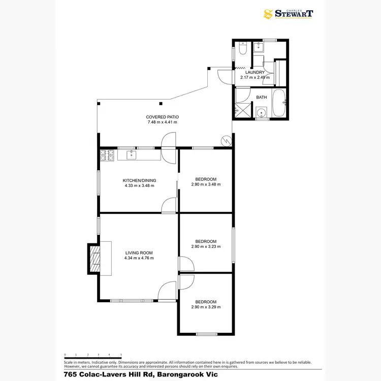 Floorplan of Homely rural property listing, 765 Colac-Lavers Hill Road, Barongarook VIC 3249