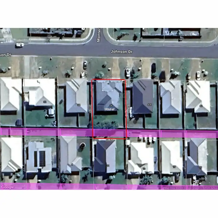 Floorplan of Homely house listing, 36 Johnson Drive, Hidden Valley QLD 4703