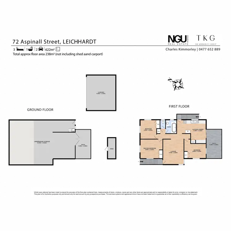 Floorplan of Homely house listing, 72 Aspinall Street, Leichhardt QLD 4305