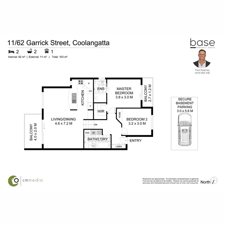 Floorplan of Homely apartment listing, 11/62 Garrick Street, Coolangatta QLD 4225