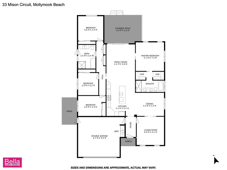 Floorplan of Homely house listing, 33 Mison Circuit, Mollymook Beach NSW 2539