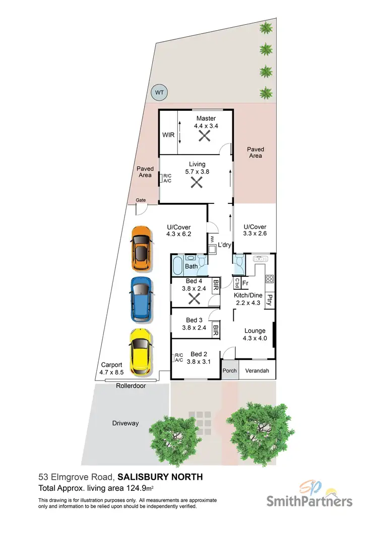 Floorplan of Homely house listing, 53 Elmgrove Road, Salisbury North SA 5108