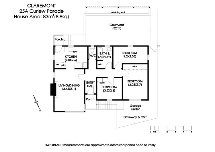 Floorplan of Homely house listing, 25A Curlew Parade, Claremont TAS 7011